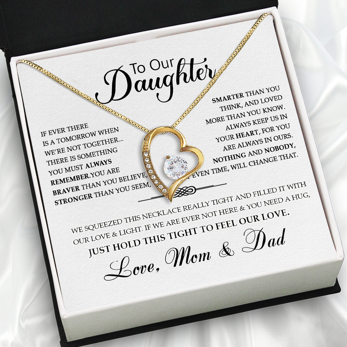 Daughter Necklace from Mom and Dad: A Timeless Symbol of Love and Pride