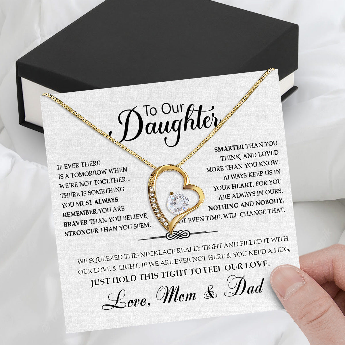 Daughter Necklace from Mom and Dad: A Timeless Symbol of Love and Pride