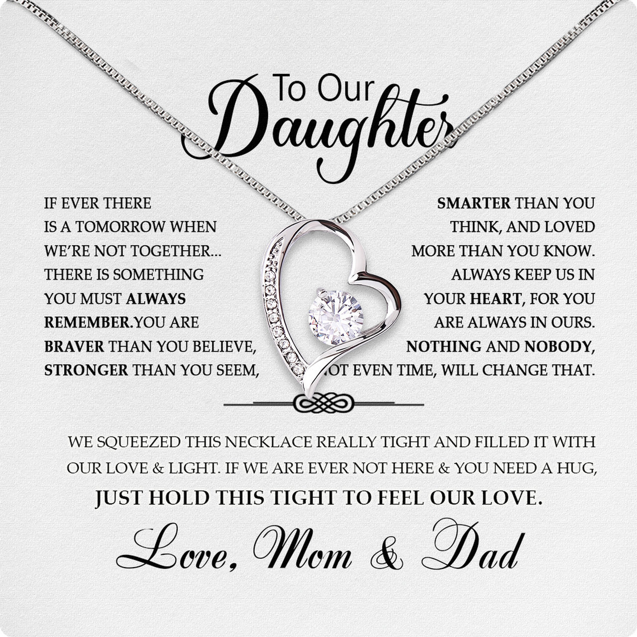 Daughter Necklace from Mom and Dad: A Timeless Symbol of Love and Pride