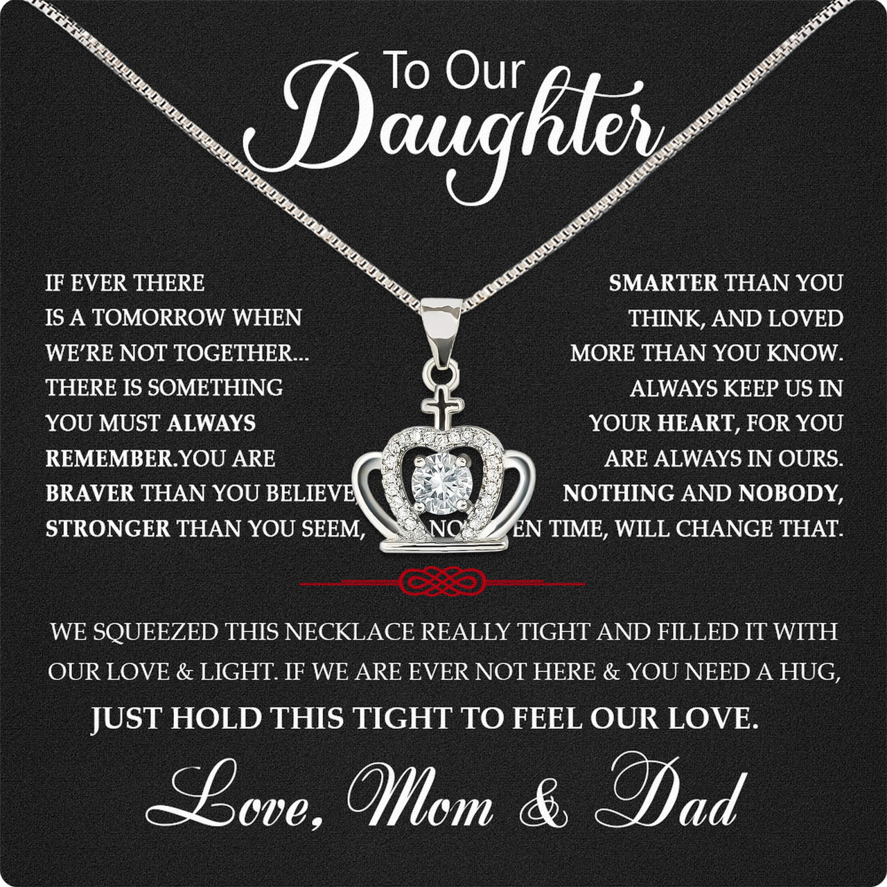 Daughter Necklace from Mom and Dad: A Timeless Symbol of Love and Pride