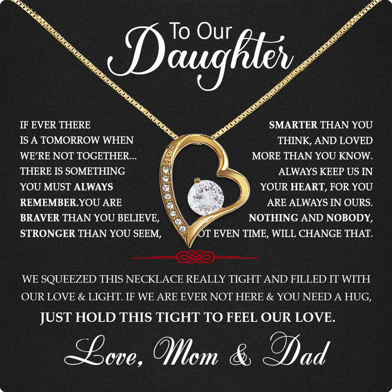 Daughter Necklace from Mom and Dad: A Timeless Symbol of Love and Pride