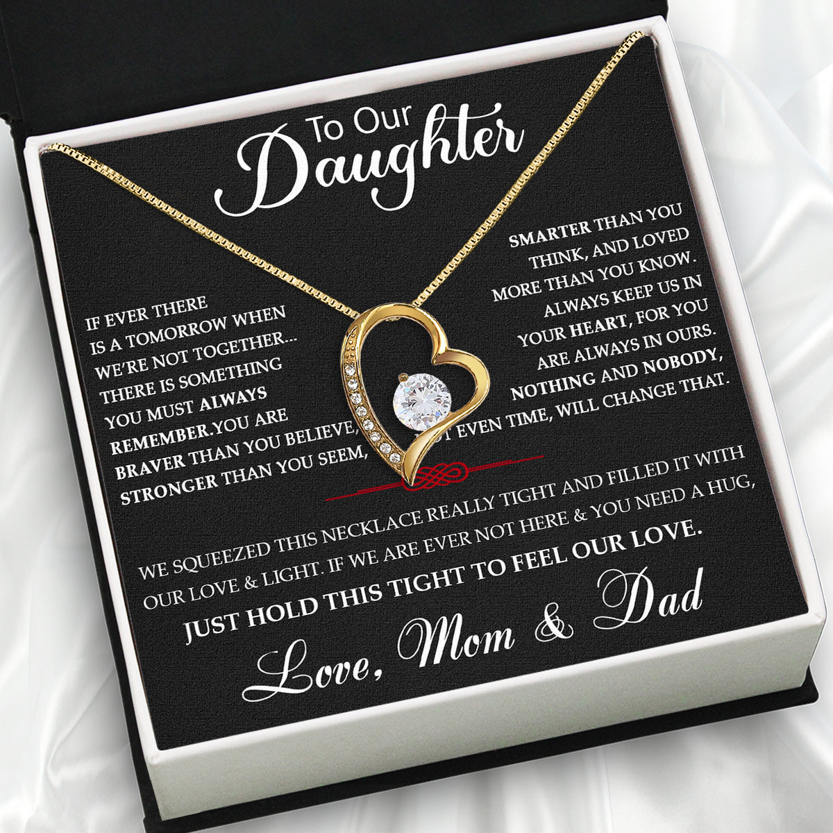 Daughter Necklace from Mom and Dad: A Timeless Symbol of Love and Pride