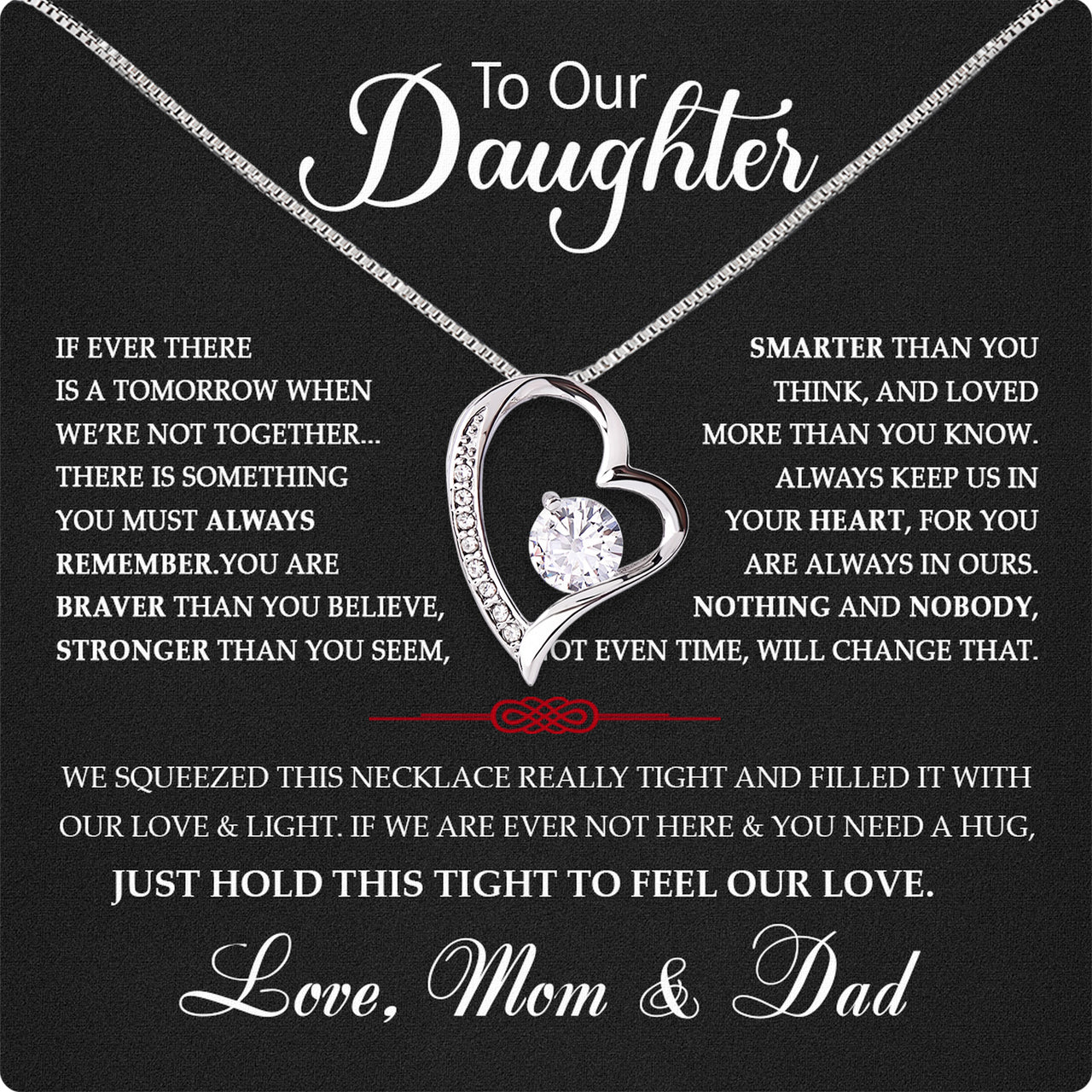 Daughter Necklace from Mom and Dad: A Timeless Symbol of Love and Pride