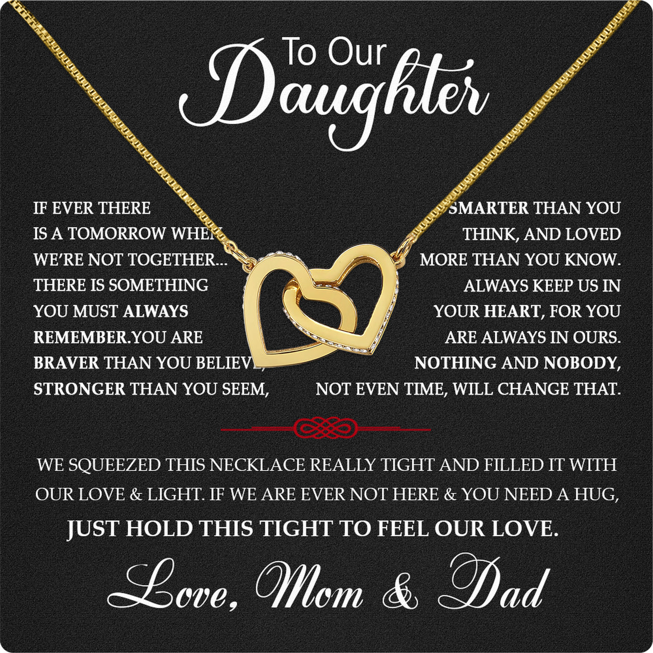 Daughter Necklace from Mom and Dad: A Timeless Symbol of Love and Pride