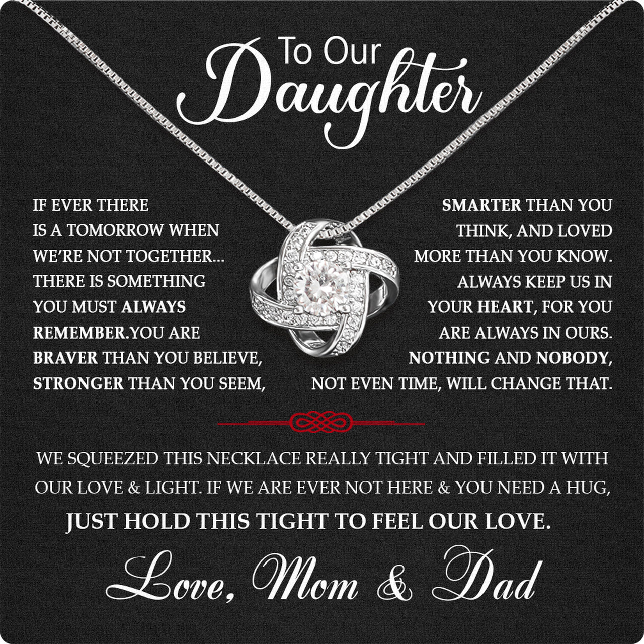 Daughter Necklace from Mom and Dad: A Timeless Symbol of Love and Pride