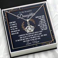 Thumbnail for Daughter from Mom Necklace: A Lighted Reminder of Your Unbreakable Love