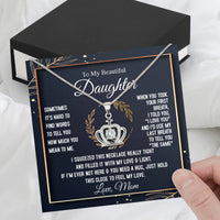 Thumbnail for Daughter from Mom Necklace: A Lighted Reminder of Your Unbreakable Love