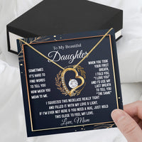 Thumbnail for Daughter from Mom Necklace: A Lighted Reminder of Your Unbreakable Love