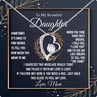 Thumbnail for Daughter from Mom Necklace: A Lighted Reminder of Your Unbreakable Love