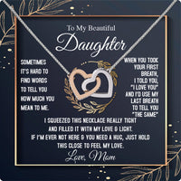 Thumbnail for Daughter from Mom Necklace: A Lighted Reminder of Your Unbreakable Love