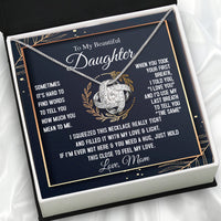 Thumbnail for Daughter from Mom Necklace: A Lighted Reminder of Your Unbreakable Love