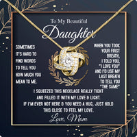 Thumbnail for Daughter from Mom Necklace: A Lighted Reminder of Your Unbreakable Love