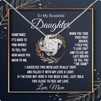 Thumbnail for Daughter from Mom Necklace: A Lighted Reminder of Your Unbreakable Love