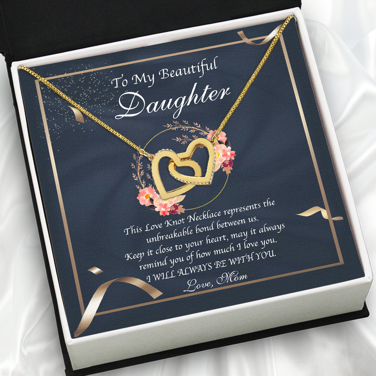 Daughter from Mom Necklace: A Lighted Reminder of Your Unbreakable Love