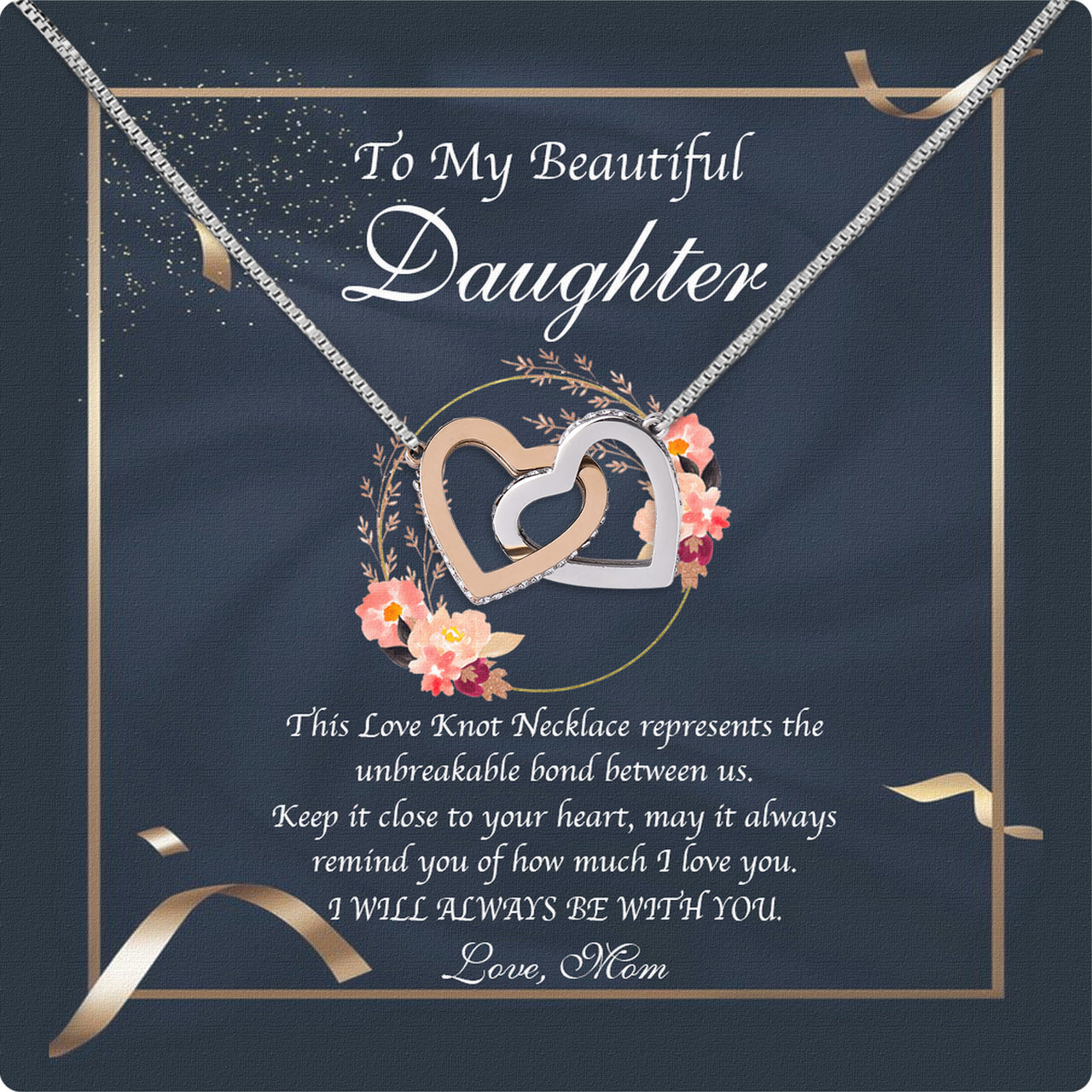 Daughter from Mom Necklace: A Lighted Reminder of Your Unbreakable Love