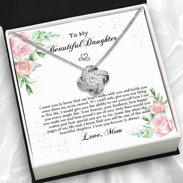 Daughter from Mom Necklace: A Lighted Reminder of Your Unbreakable Love