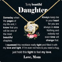 Thumbnail for Daughter from Mom Necklace: A Lighted Reminder of Your Unbreakable Love