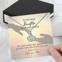 Thumbnail for Daughter from Mom Necklace: A Lighted Reminder of Your Unbreakable Love