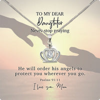 Thumbnail for Daughter from Mom Necklace: A Lighted Reminder of Your Unbreakable Love