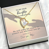 Thumbnail for Daughter from Mom Necklace: A Lighted Reminder of Your Unbreakable Love