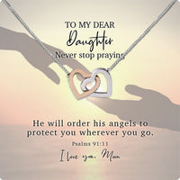 Thumbnail for Daughter from Mom Necklace: A Lighted Reminder of Your Unbreakable Love