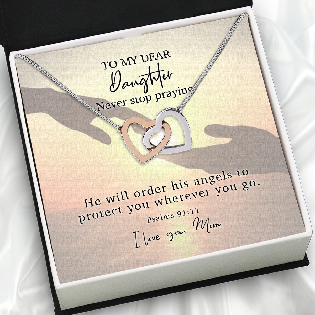 Daughter from Mom Necklace: A Lighted Reminder of Your Unbreakable Love