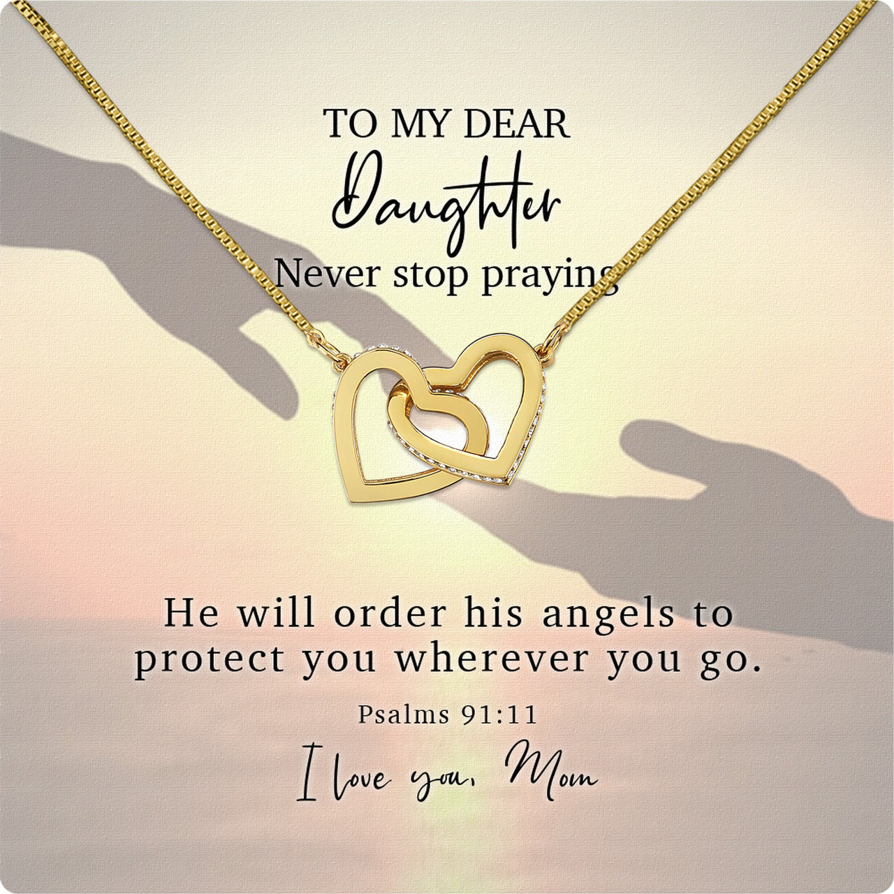 Daughter from Mom Necklace: A Lighted Reminder of Your Unbreakable Love