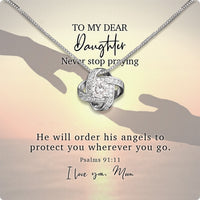 Thumbnail for Daughter from Mom Necklace: A Lighted Reminder of Your Unbreakable Love