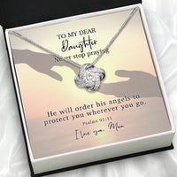 Thumbnail for Daughter from Mom Necklace: A Lighted Reminder of Your Unbreakable Love