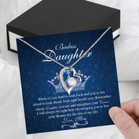 Thumbnail for Daughter from Mom Necklace: A Lighted Reminder of Your Unbreakable Love