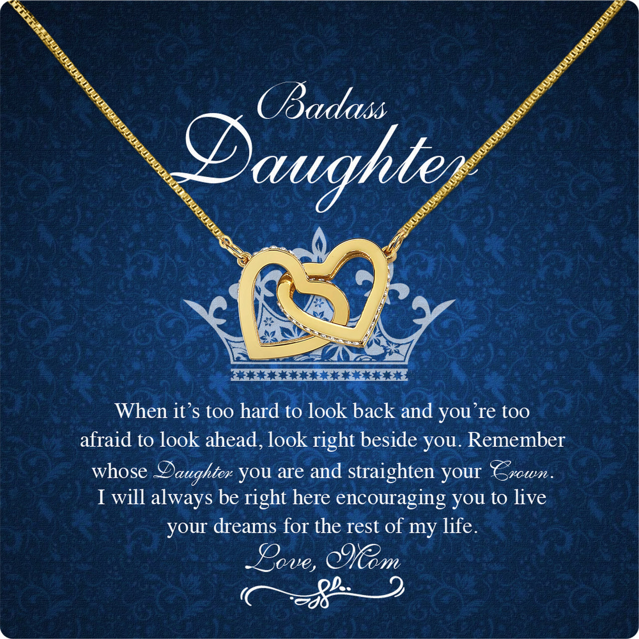 Daughter from Mom Necklace: A Lighted Reminder of Your Unbreakable Love