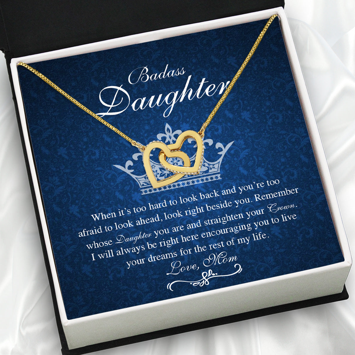 Daughter from Mom Necklace: A Lighted Reminder of Your Unbreakable Love