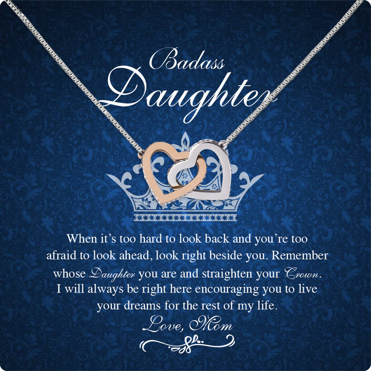 Daughter from Mom Necklace: A Lighted Reminder of Your Unbreakable Love