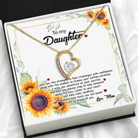 Thumbnail for Daughter from Mom Necklace: A Lighted Reminder of Your Unbreakable Love