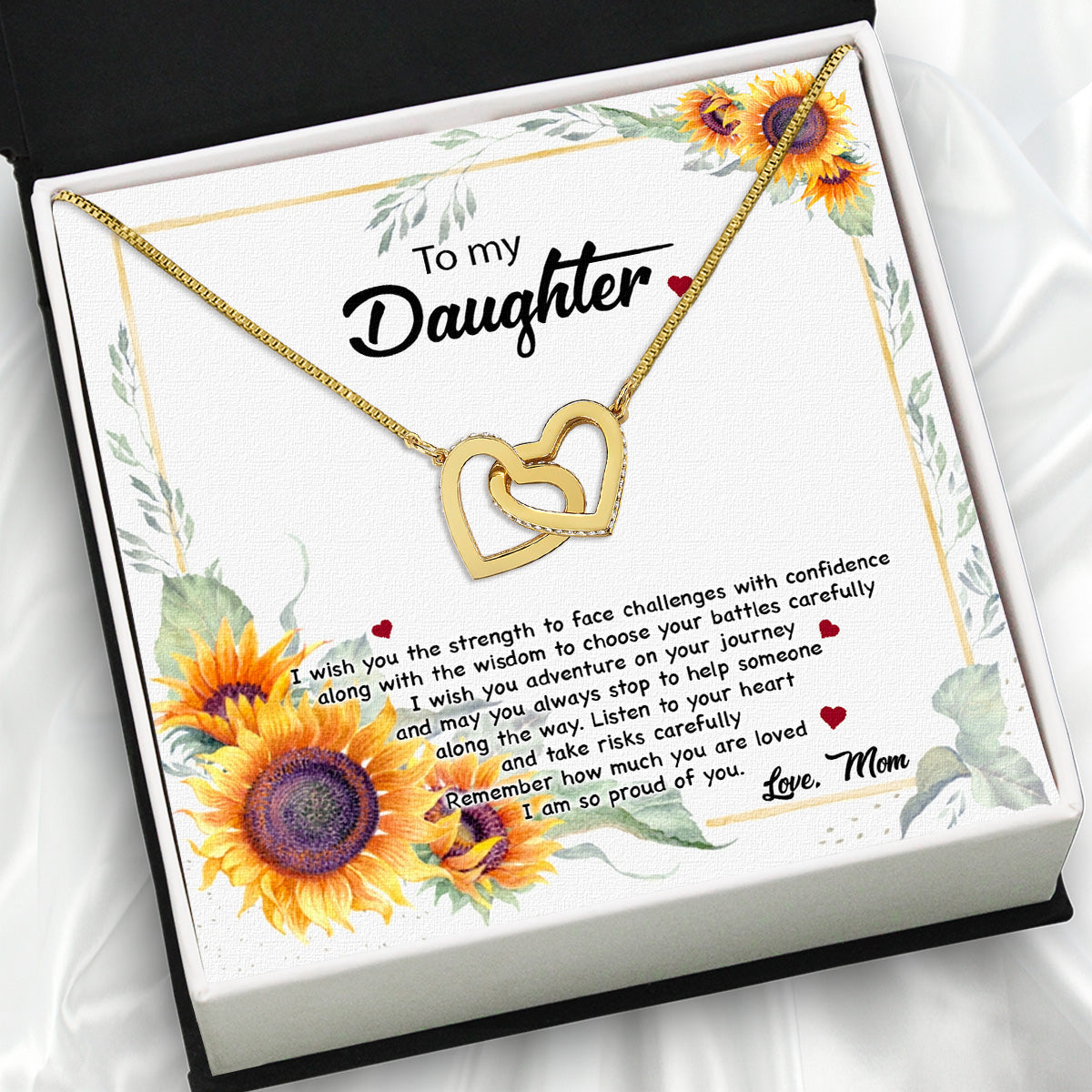 Daughter from Mom Necklace: A Lighted Reminder of Your Unbreakable Love