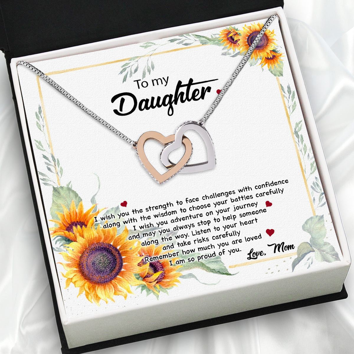 Daughter from Mom Necklace: A Lighted Reminder of Your Unbreakable Love