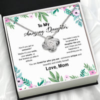 Thumbnail for Daughter from Mom Necklace: A Lighted Reminder of Your Unbreakable Love