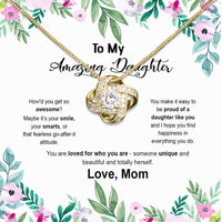 Thumbnail for Daughter from Mom Necklace: A Lighted Reminder of Your Unbreakable Love