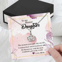 Thumbnail for Daughter from Mom Necklace: A Lighted Reminder of Your Unbreakable Love