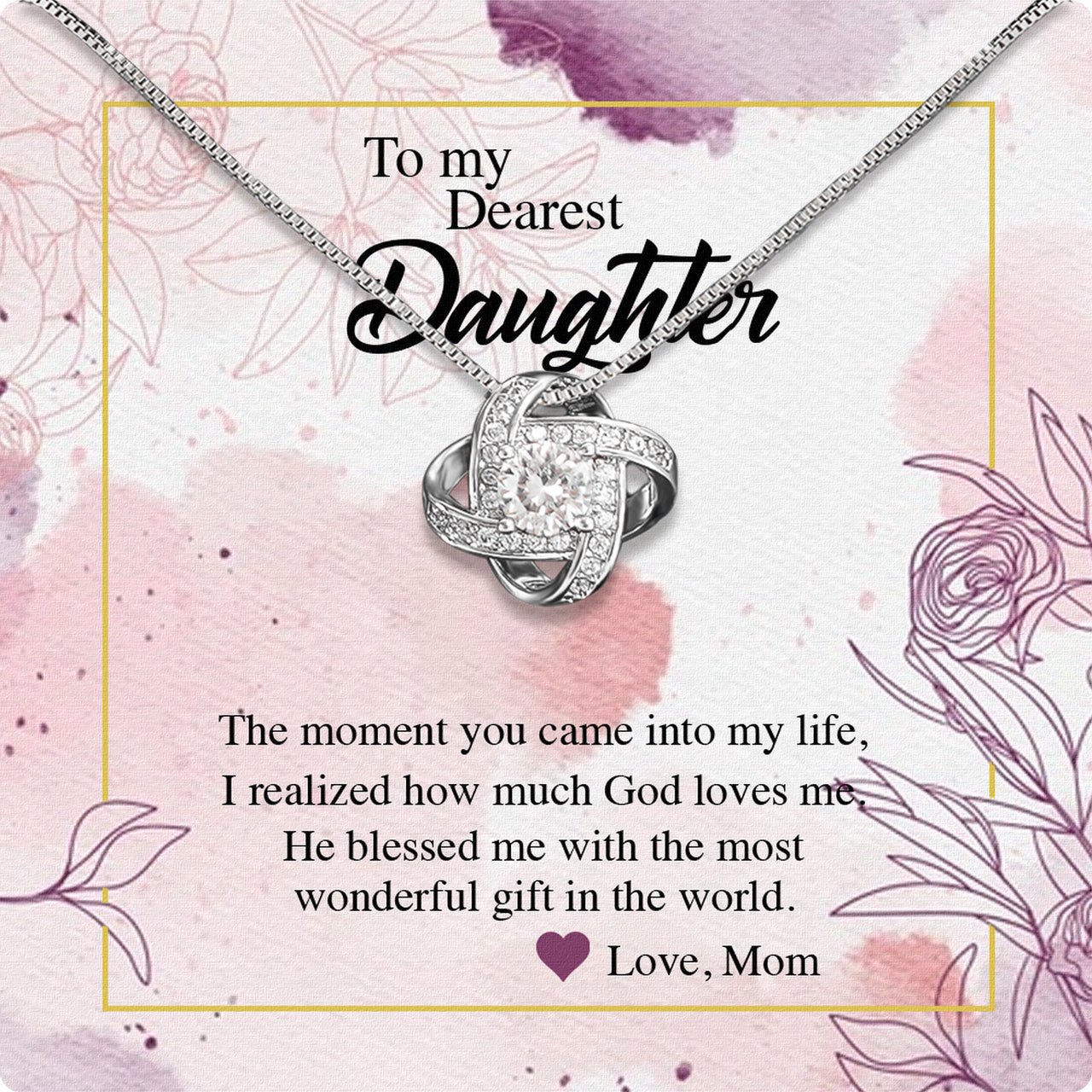 Daughter from Mom Necklace: A Lighted Reminder of Your Unbreakable Love