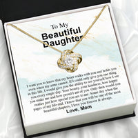 Thumbnail for Daughter from Mom Necklace: A Lighted Reminder of Your Unbreakable Love