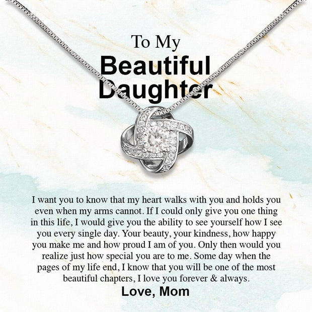 Daughter from Mom Necklace: A Lighted Reminder of Your Unbreakable Love