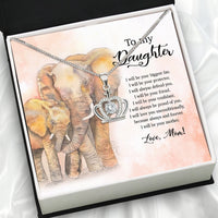 Thumbnail for Daughter from Mom Necklace: A Lighted Reminder of Your Unbreakable Love