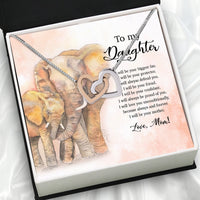 Thumbnail for Daughter from Mom Necklace: A Lighted Reminder of Your Unbreakable Love