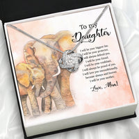 Thumbnail for Daughter from Mom Necklace: A Lighted Reminder of Your Unbreakable Love