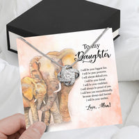 Thumbnail for Daughter from Mom Necklace: A Lighted Reminder of Your Unbreakable Love