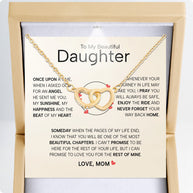 To My Daughter Necklace From Mom With Heartfelt Message - Unique Jewelry For Daughter - My Sunshine