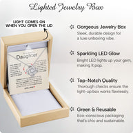 To My Daughter Necklace From Mom With Heartfelt Message - Unique Jewelry For Daughter - My Sunshine