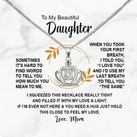 Thumbnail for Daughter from Mom Necklace: A Lighted Reminder of Your Unbreakable Love