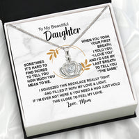 Thumbnail for Daughter from Mom Necklace: A Lighted Reminder of Your Unbreakable Love